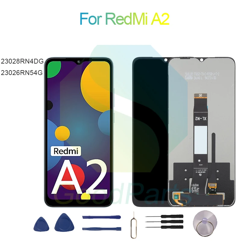 

For RedMi A2 LCD Display Screen 6.52" 23026RN54G For RedMi A2 Touch Digitizer Assembly Replacement