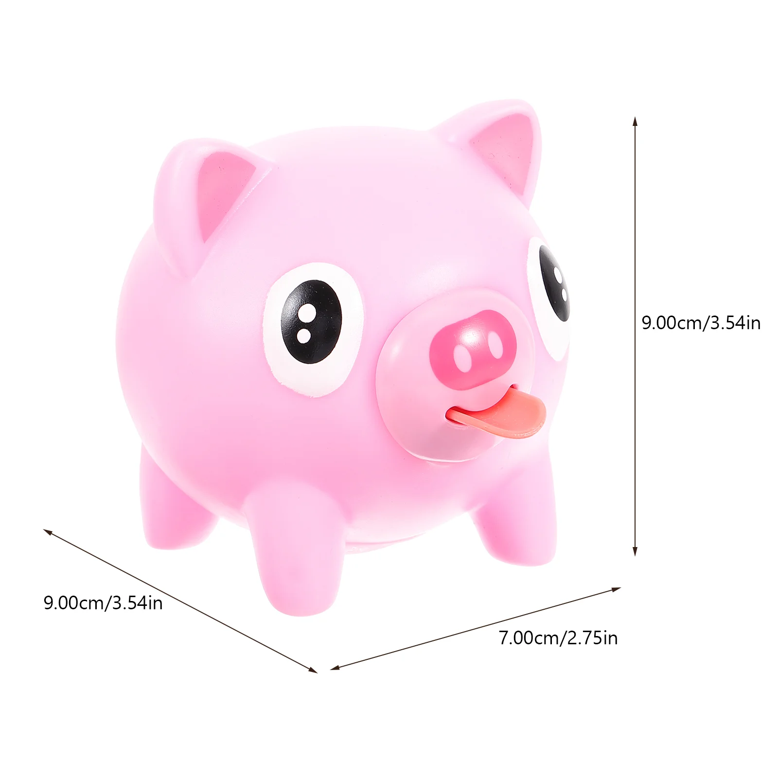 Rabbit Sounding Small Animal Toy (pink Pig + ) 2pcs Pressure Fashion Squeeze Blue Children