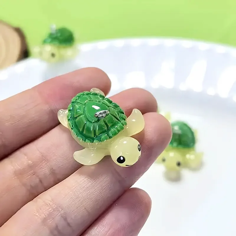 

5/10pcs Per Pack Sea Turtle Resin Charms, Cute Animal Pendants DIY Jewelry Making Supplies Accessories for Earrings, Keychains