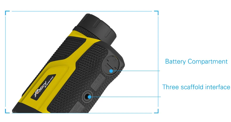 نطاق قياس محدد المدى بالليزر 0-1500 م دقة المسح 0.5 م #4