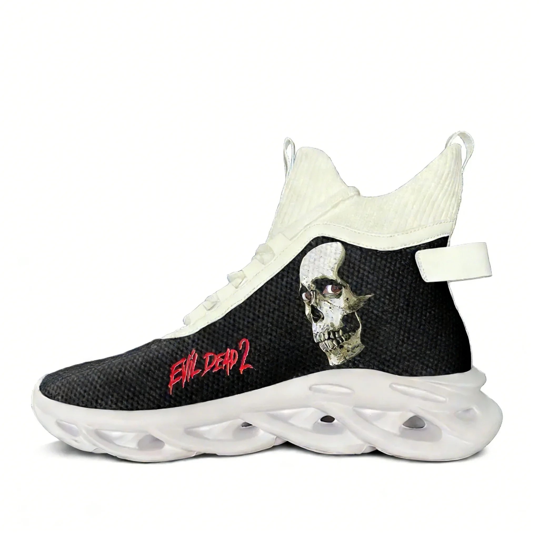 

Evil Dead II High Top Flats Sneakers Mens Womens Teenager Sneaker High Quality Personalized Fashion Casual Shoe Customize Shoes