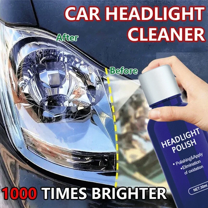 Car Headlight cleaner Scratch remover headlight restoration for car Quick repair of yellow light fuzzy oxidation scratc