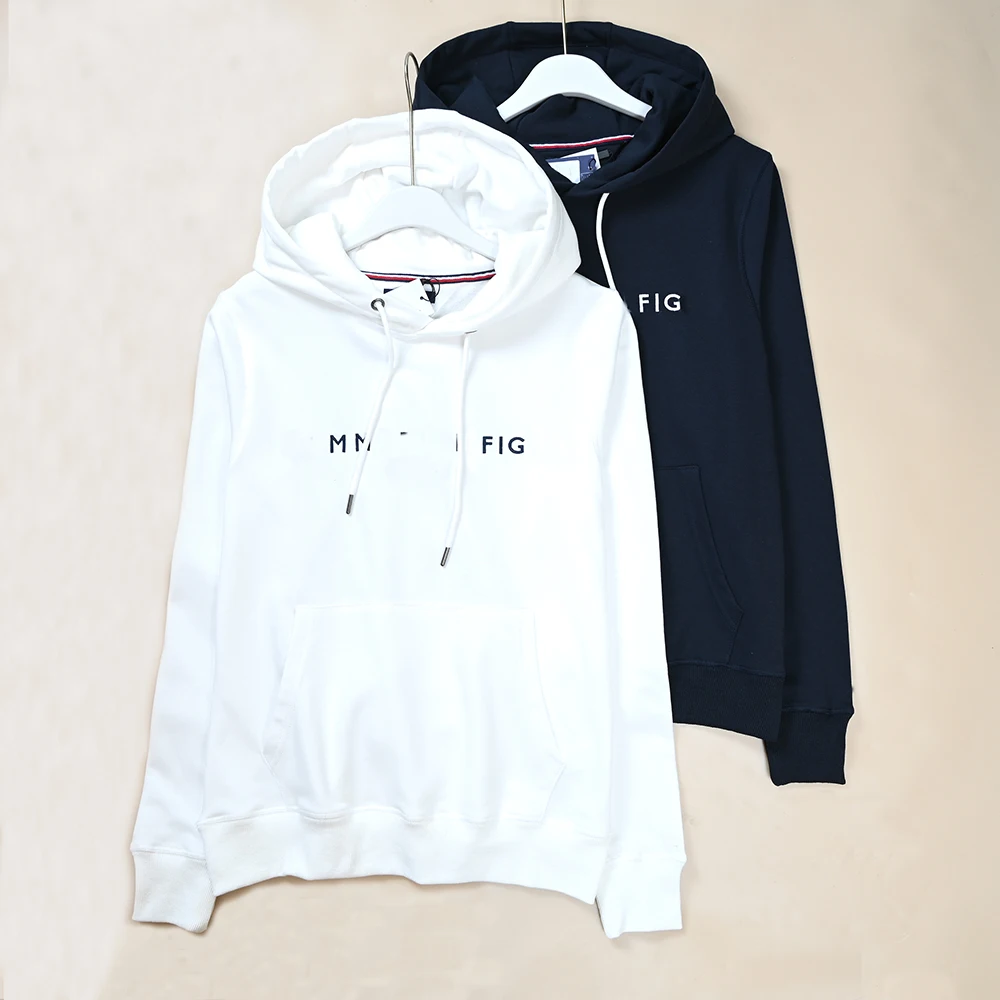 

Весенняя новая простая толстовка с вышитыми буквами для пары, длинный свитшот свека, повседневная универсальная удобная куртка с капюшоном