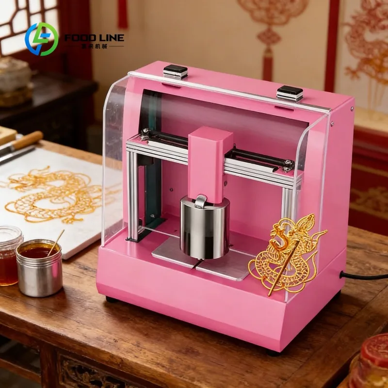 Intelligent Candy Making Machine, with Drawing and Printing Functions, Coin-operated for Shopping Malls, Candy Stores