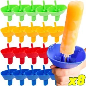 Dudukan Es Loli Anti Tetesan Genggam untuk Braket Es Krim Anti-aliran Anak-anak dengan Rak Pelindung Es Loli Portabel yang Dapat Digunakan Kembali Jerami 8 tempat es krim dengan penjualan terbaik - №