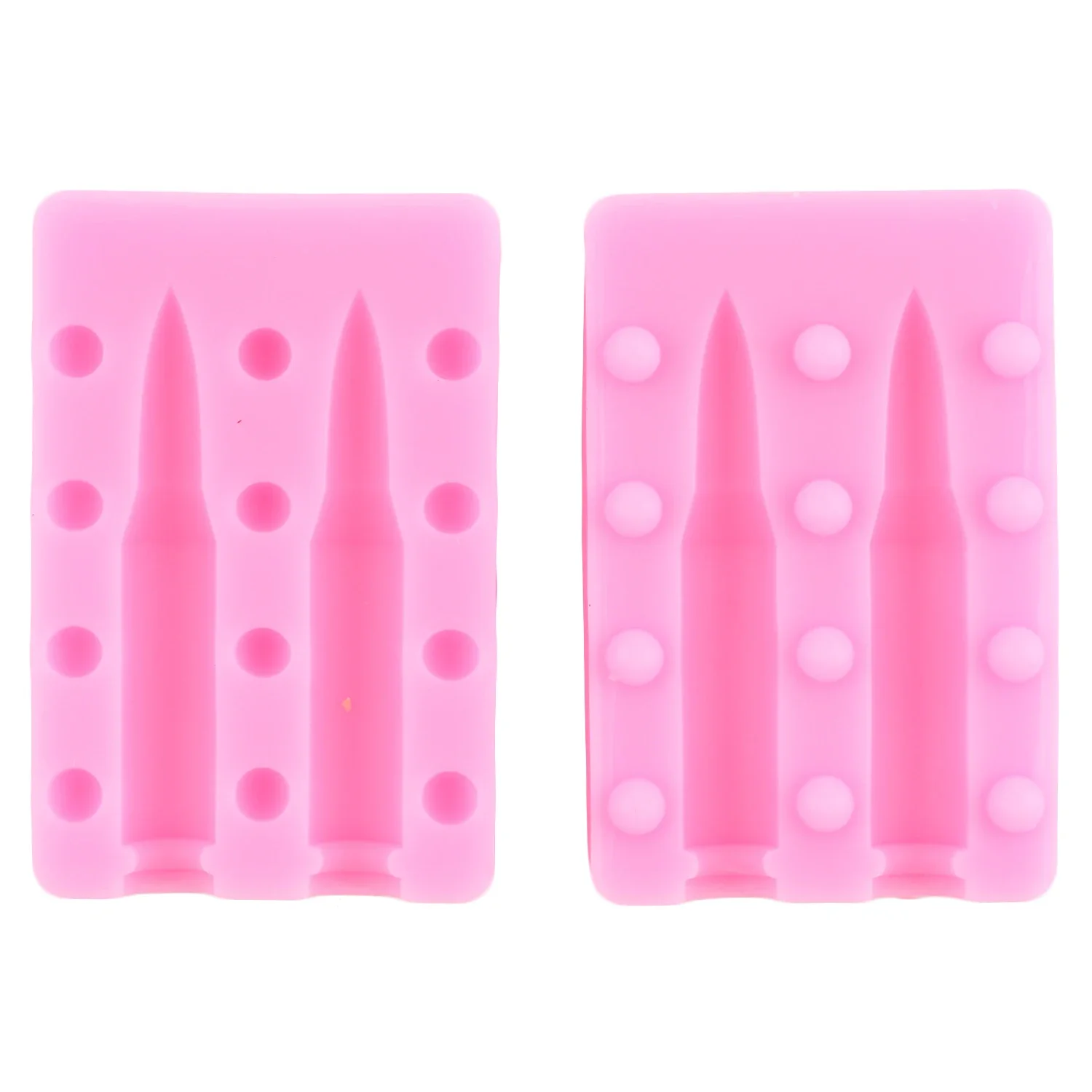 Gun Bullet Silicone Molds Pistol Fondant Mold Cake Decorating Tools Cupcake Candy Resin Clay Mould Chocolate Gumpaste Moulds