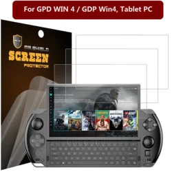 Mr.Shield GPD WIN 4 / GDP Win4, Tablet PC 용 스크린 보호대, 태블릿 PC 프리미엄 클리어 스크린 보호대 (PET 소재), 3 팩