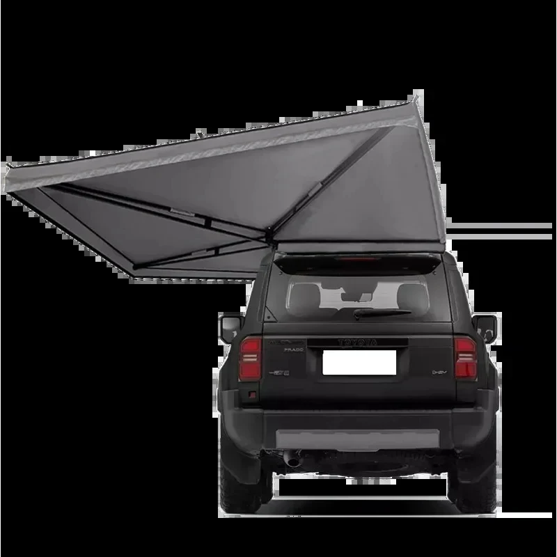 Waterproof 0 Degree Retractle Car Side Awning SUV Truck Off-Road