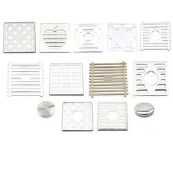 1PCS Stainless steel Floor Drains Cover Plate Round Anti-clogging Sink Filter Universal Hair Catcher Stopper Bathroom Hardware