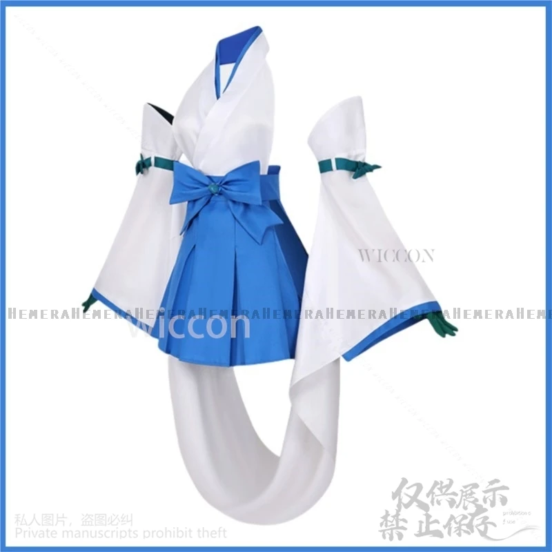 Anime I Admire Magical Girls Minakami Cosplay Sayo Magia Azure Kostium Gushing Over Magical Girls Witch Dress Wig Woman Sexy Set