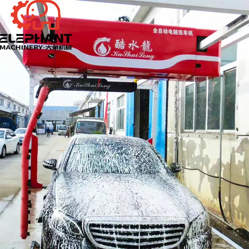Self-Service 360 All-round Automatic High Pressure Car Wash Machine With Drying System  No Contact Touchless Touch Free Carwash