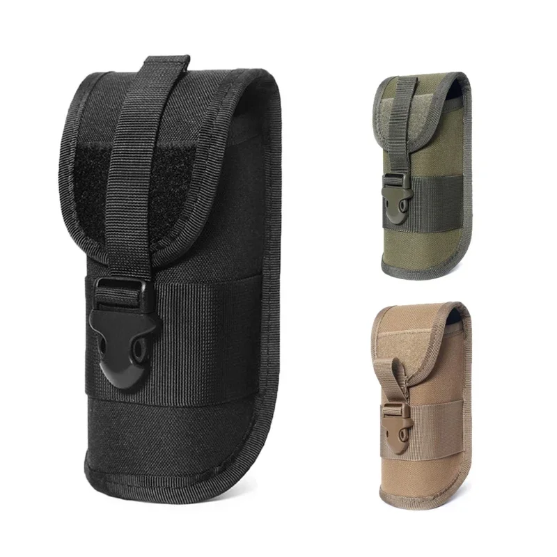 Molle Glasses Pouch Eyeglasses Holder EDC Waist Pack Utility Outdoor Hiking Hunting Accessories Organizer Sunglasses Case Bag