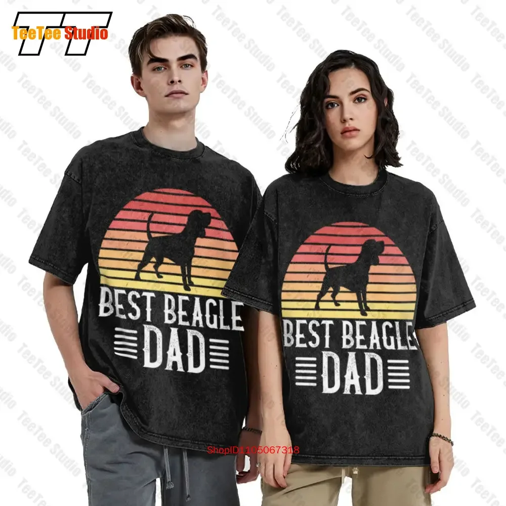 Best Beagle Dad Beagle Dog Vintage Unisex T-Shirt L2LA