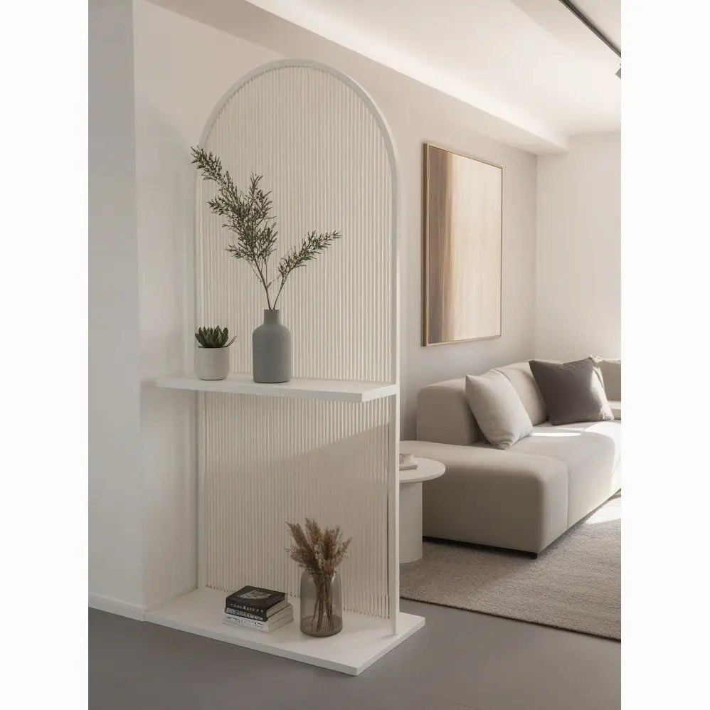 Movable non-punching screen entry door porch partition living room, tempered glass