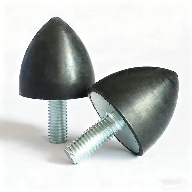 1/2/4Pcs VP Male-End Single Thread M6 M8 M10 M12 M16 Conical Pointed Rubber Shock Absorber Anti Vibration Mount Damper Lsolator