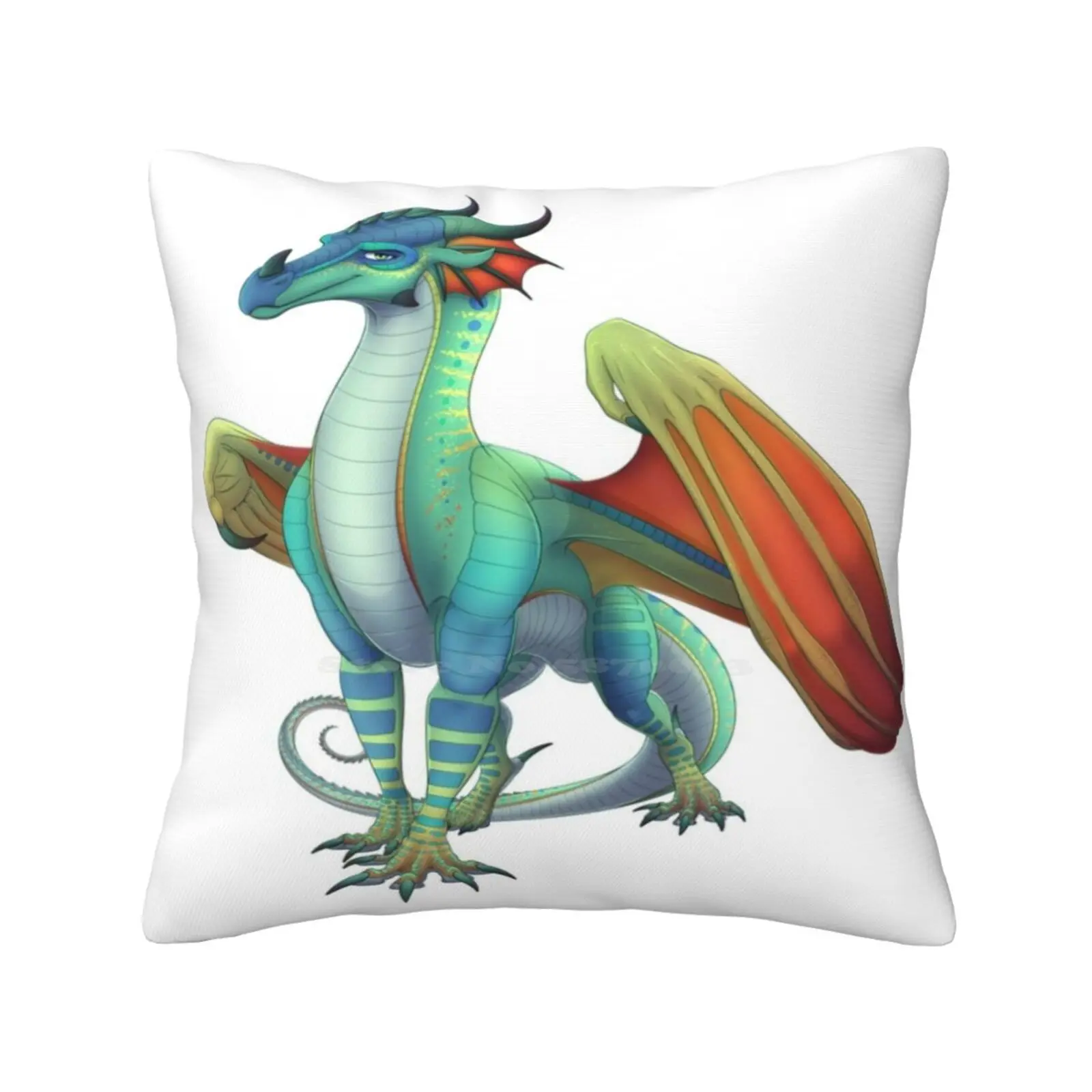 Glory The Rainwing Funny Cute Decor Square Pillowcase Glory Rainwing Dragon Wings Of Fire