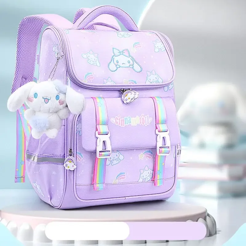 Sanrioed Cinnamoroll Anime Cute Large Capacity Children Backpack Schoolbags Student Cartoon Shoulder Bag Travel Gift for Friend