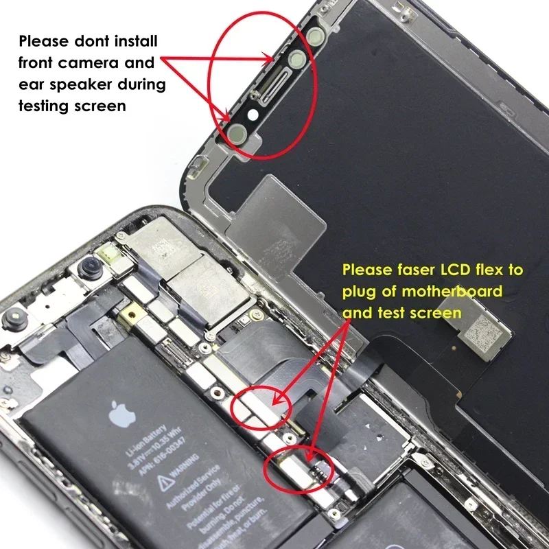 A+++ OEM Screen For iPhone X XR XS 11 12mini 13 14 15 Pro Max LCD Display Touch Digitizer Assembly Replacement Tested