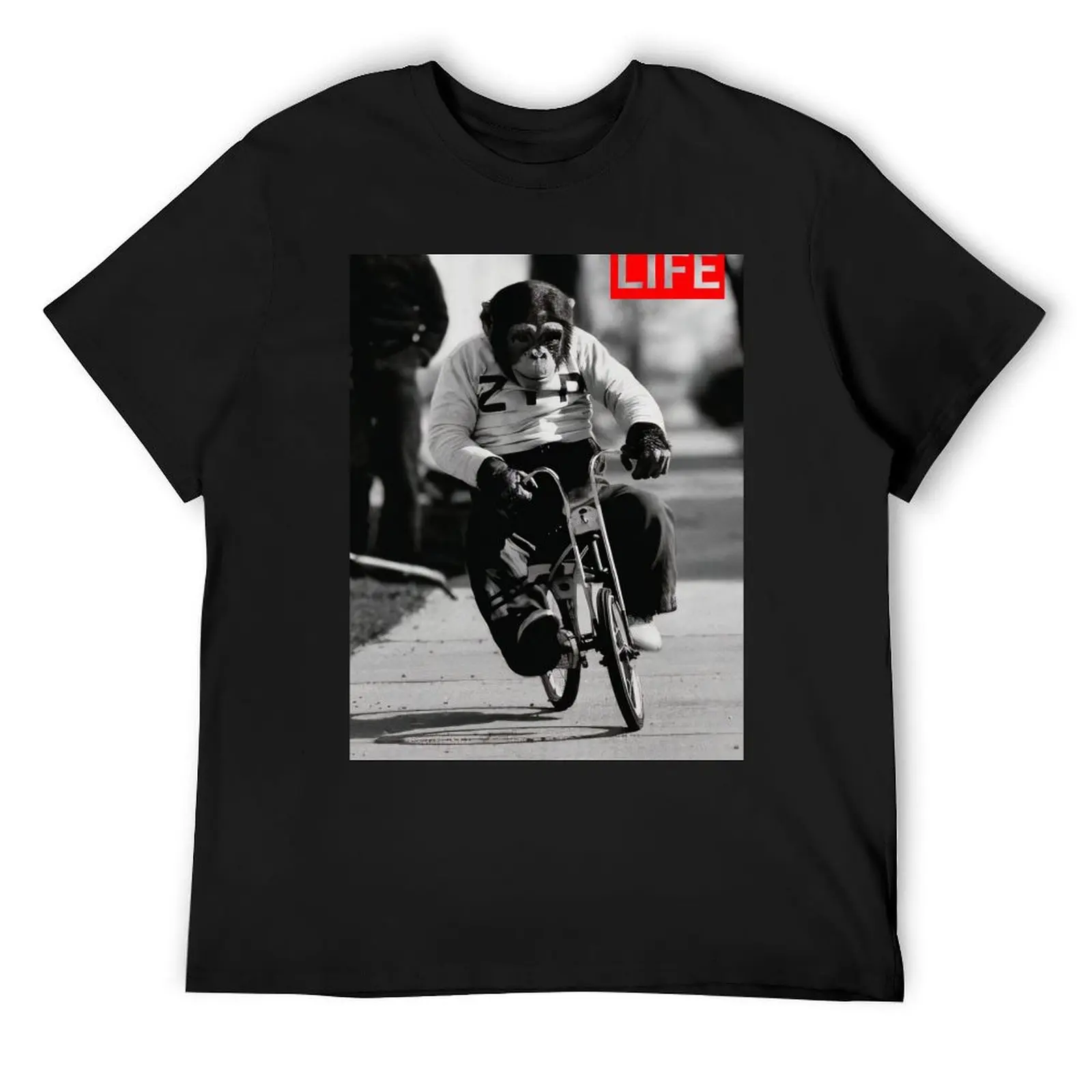 

Chimpanzee Zippy T-Shirt street wear luxury t-shirt plus sizes cute clothes Men's t-shirts
