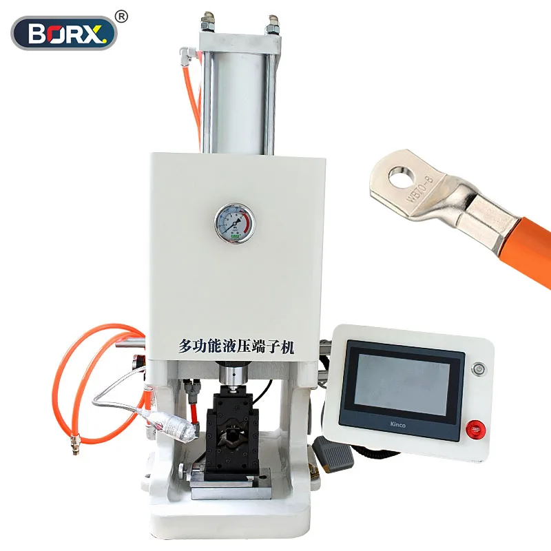 

10t Pneumatic Hydraulic Terminal Connector Crimping Machine Cable Electrical Splicing Crimping Tool Wire Cirmper Pliers