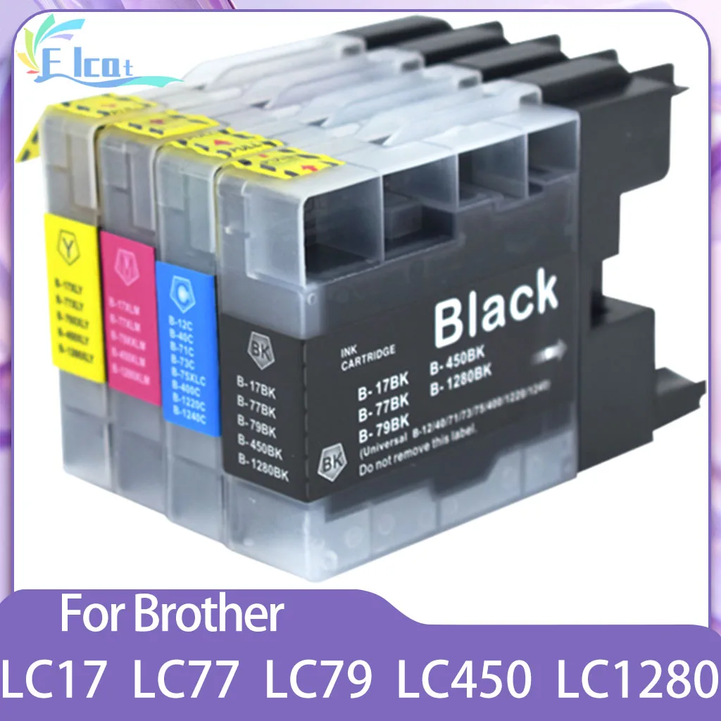 LC17 LC77 LC79 LC450 LC1280 Ink Cartridge Compatible For Brother MFC-J6910CDW MFC-J6710CDW MFC-J5910CDW DCP-J525N J725DW Printer