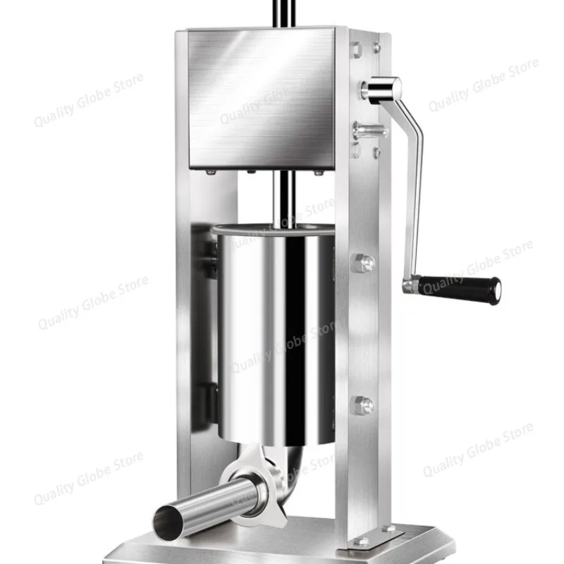 

Manual Sausage Filler Stuffer Machine 5L Commercial Home Use 304 Stainless Steel Filler