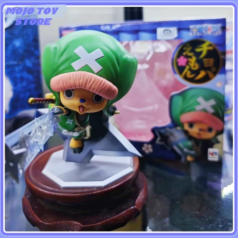 One Piece Anime Figure Gk Wano Country Kimono Ninja Chopper Exchangeable Hands Pvc Model Ornament Collection Doll Gift To Kid