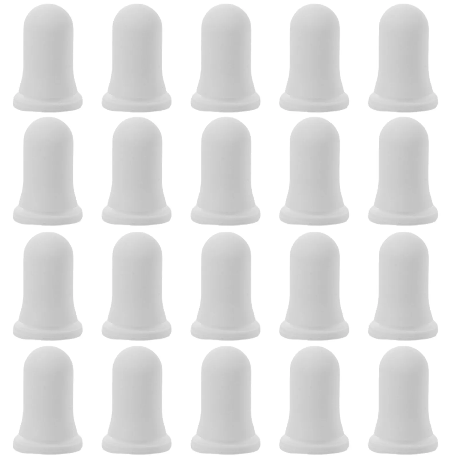 Essential Oil Dropper Silicone Caps 50Pcs 18mm Soft Squeeze Bulbs Leakproof Glass Bottle Replacement