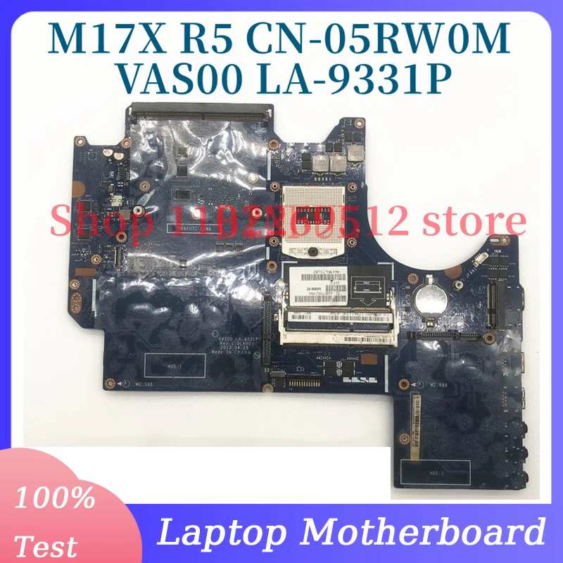 

CN-05RW0M 05RW0M 5RW0M Mainboard For Dell M17X R5 Laptop Motherboard VAS00 LA-9331P DDR3 100% Fully Tested Working Well
