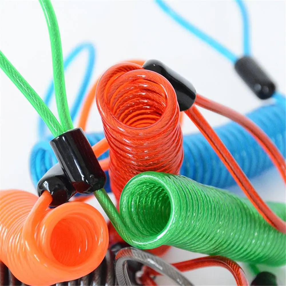 Cable de seguridad antirrobo con alarma para casco de moto - imagen 4