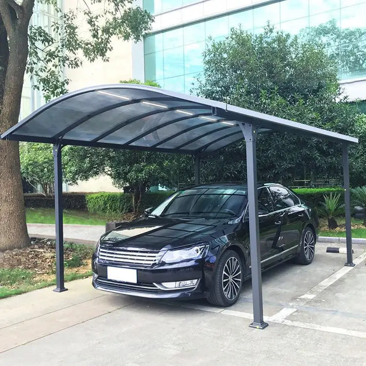 Customization Modern Single Slope Cantilever Aluminum Carport