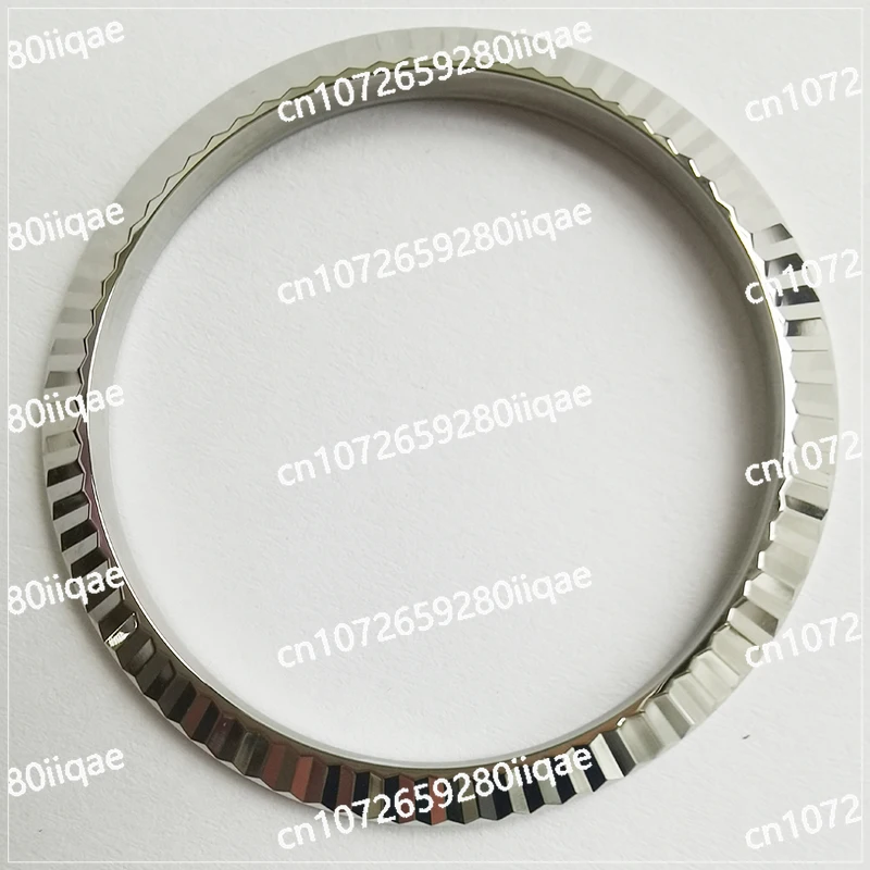 Top Stainless Steel Watch Grooved Bezel for 41mm RLX 126334, Aftermarket Watch Parts