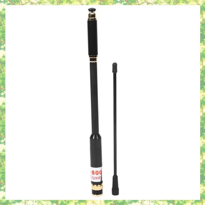 Smart-8X AL800 UHF VHF Telescopic เสาอากาศ BNC คุณภาพสูงสําหรับ Kenwood วิทยุแบบพกพา TK-208 TK-308 สําหรับ Icom IC-V85