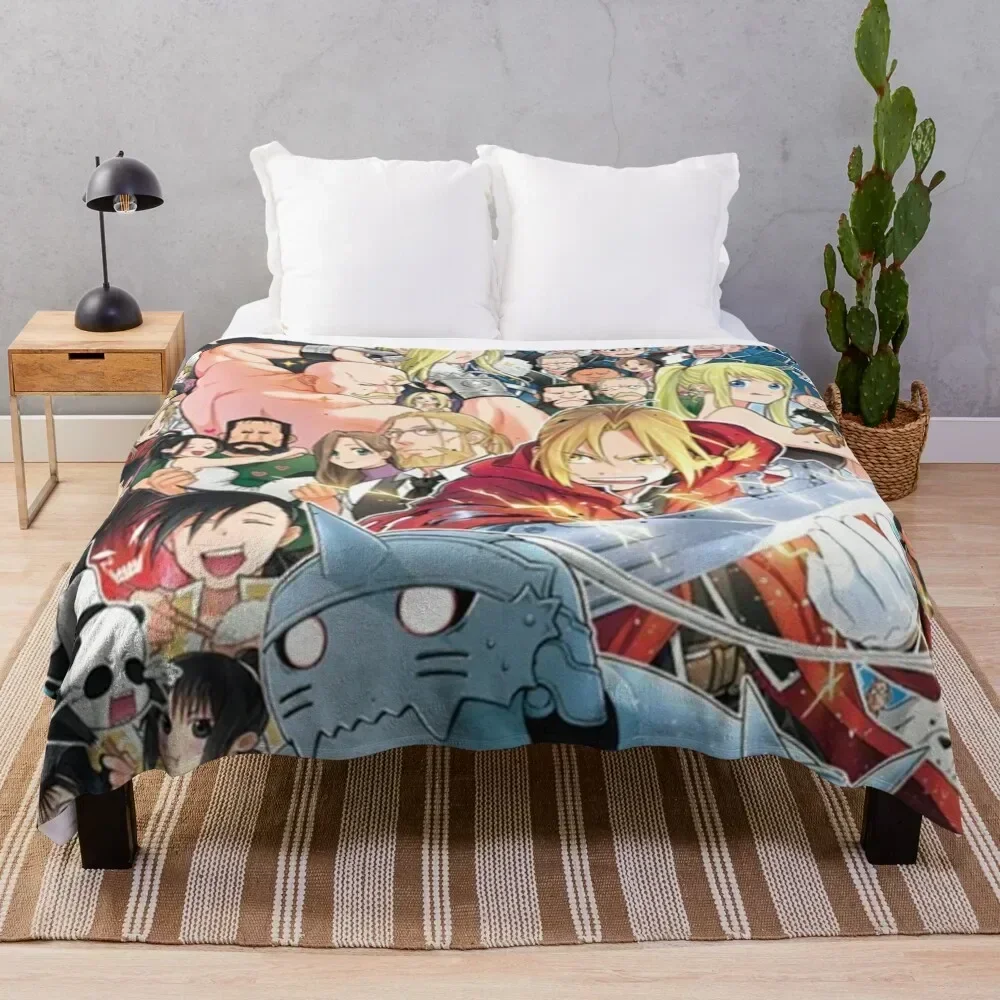 

fma Throw Blanket Flannels Nap Sofa Quilt valentine gift ideas Blankets