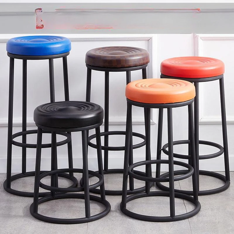 

Bar stool, mobile phone counter, round stool, raised stool, game hall, cash register stool, coffee shop, bar stool