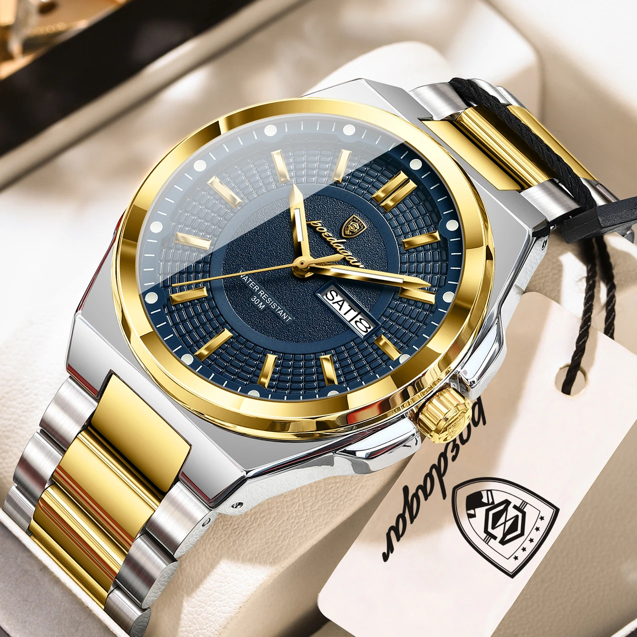 Men's Stylish Waterproof Luminous Casual Watch