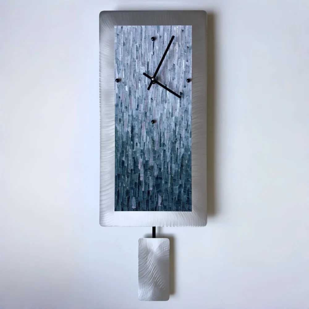 

Настенные кварцевые часы с маятником, бесшумные, с функцией громкой связи, креативный дизайн