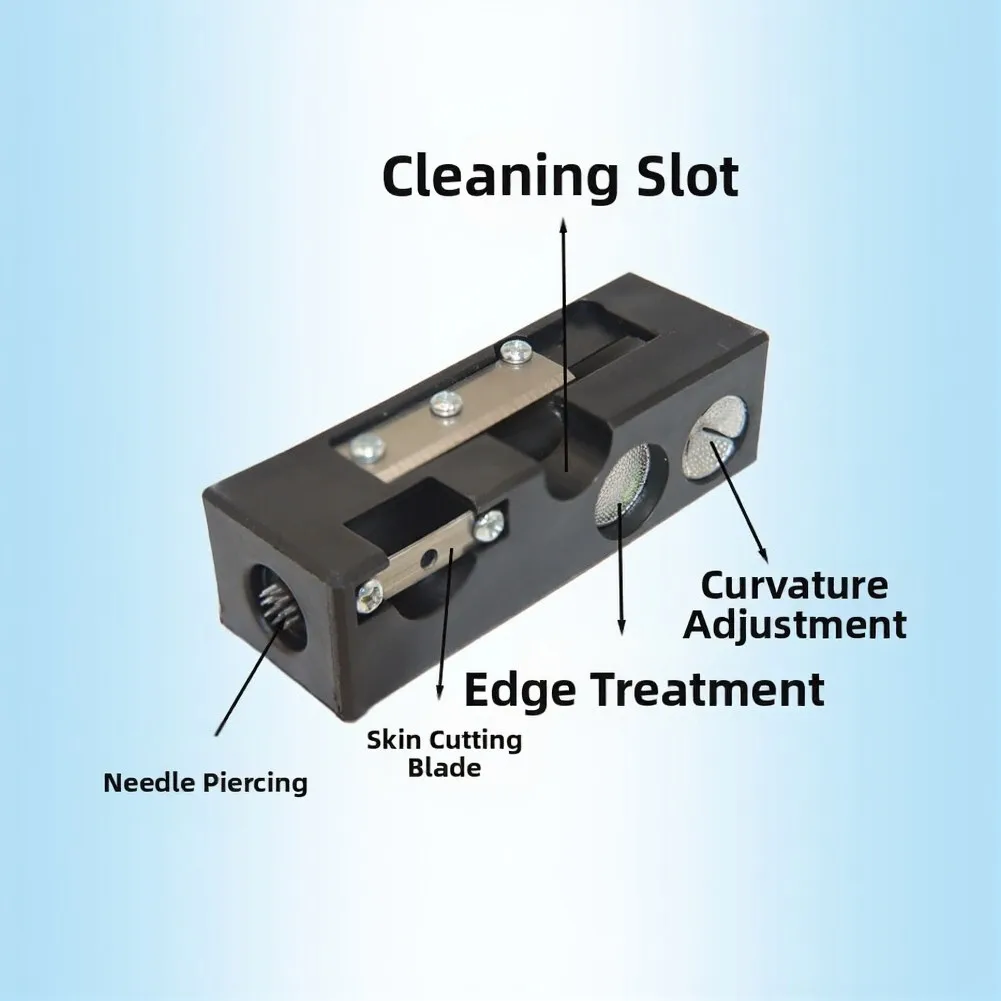 أداة إصلاح طرف البلياردو 10 في 1 مع ورق الصنفرة وشفرة الطحن والغراء لتشكيل صيانة طرف جديلة وتعزيز الحواف