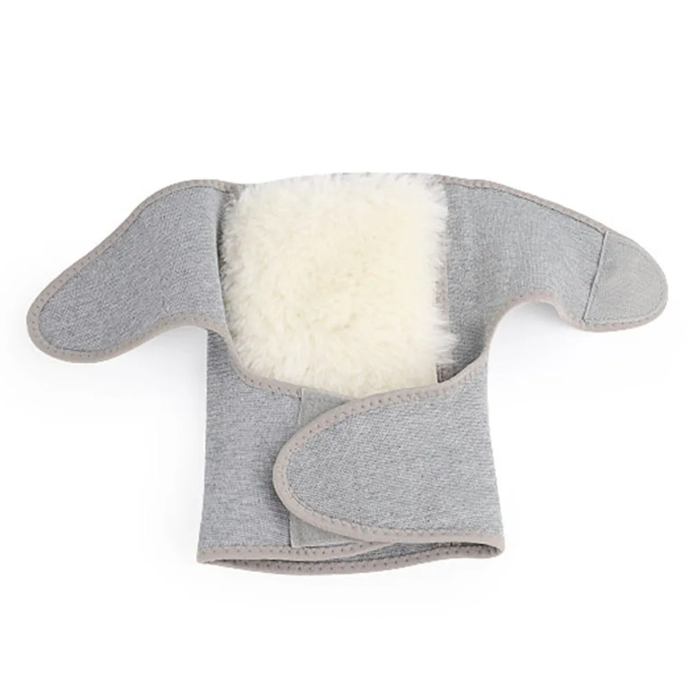 

2 шт. теплых эластичных наколенников из шерсти, утолщенные, для занятий спортом, бега, велоспорта, баскетбола, футбола, серый цвет M