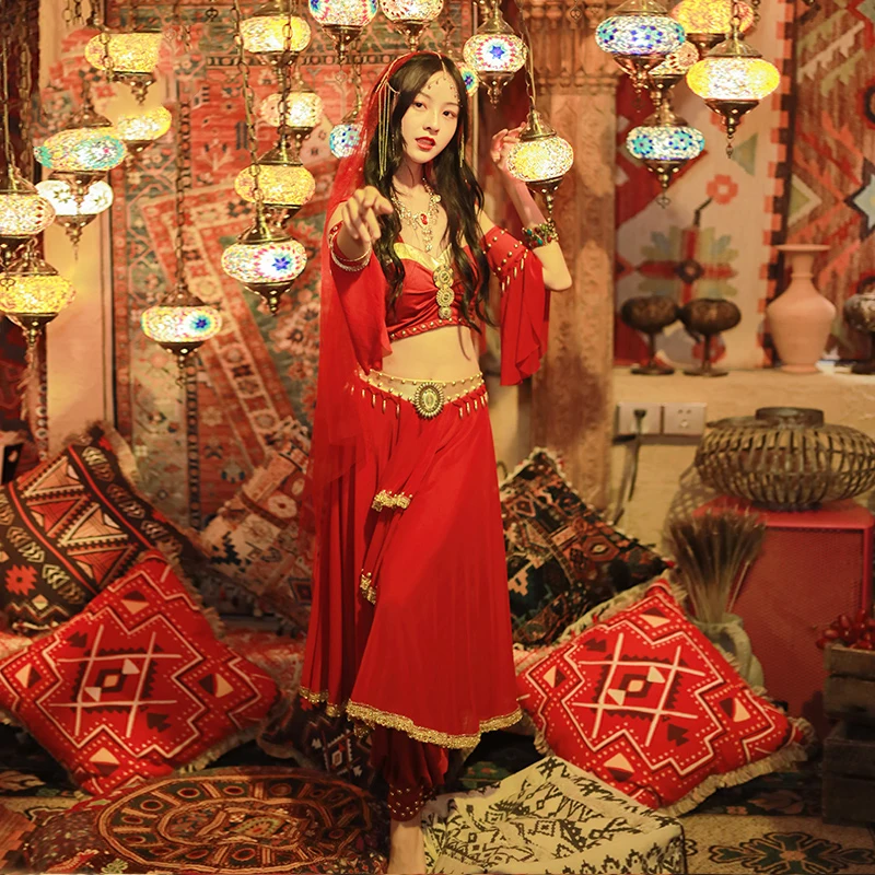 Halloween Antico greco Toga Goddesses Costumi Festa Regina egiziana Costume Nefertiti Gold Trim Toga Cosplay Outfit 5 pezzi Set