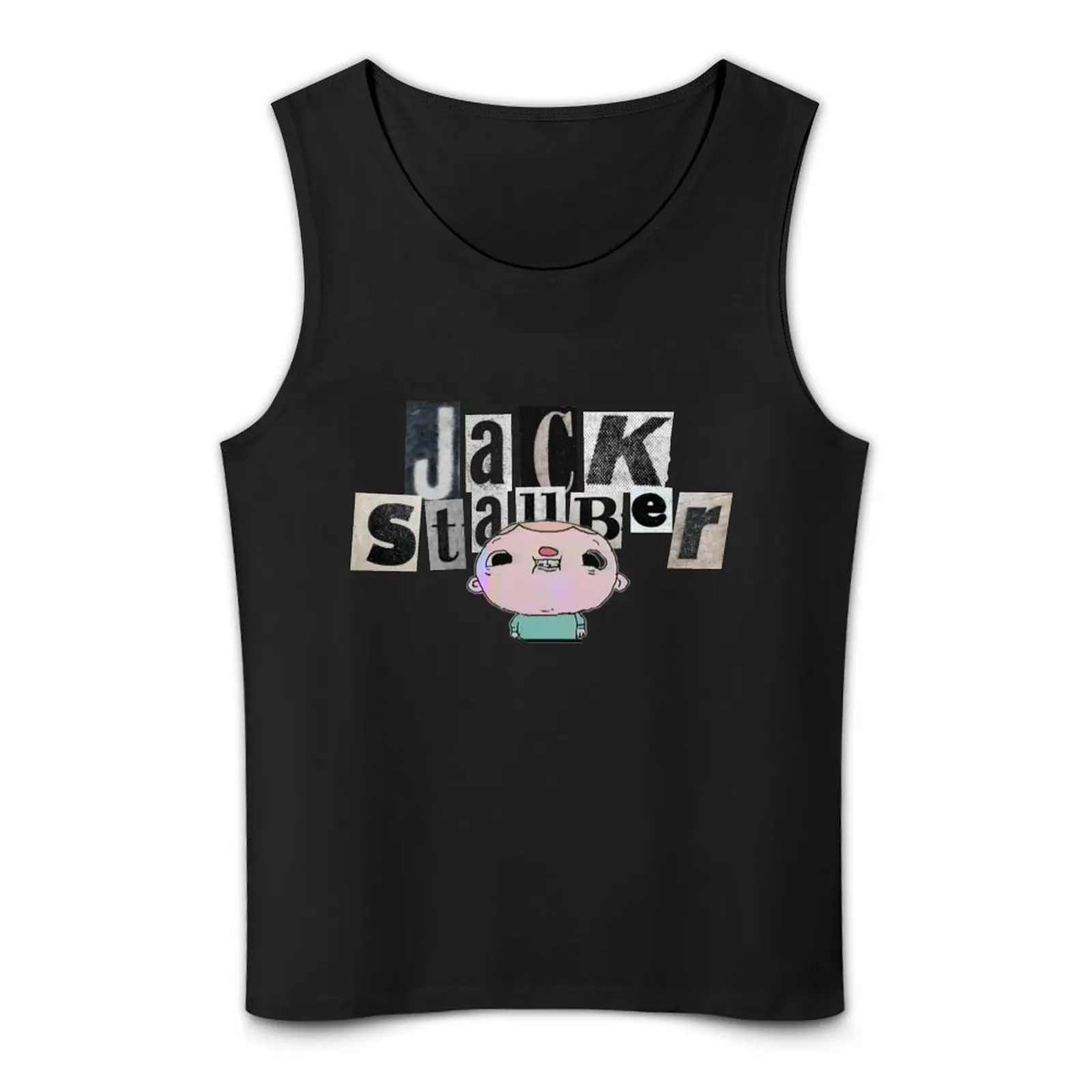 Jack stauberr-Camiseta sin mangas para hombre, camisa de gimnasio sin mangas, chaleco de verano para fitness