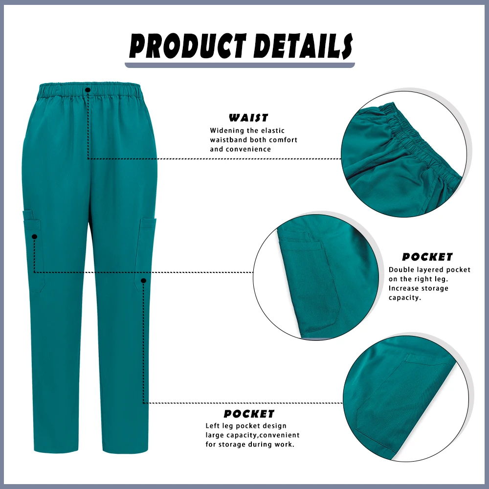 Nieuwe Medische Uniformen Vrouwen Ziekenhuis Arts Verpleegkundige Accessoires Scrubs Sets Tandheelkundige Kliniek Schoonheidssalon Spa Huisdier Werkkleding Lab Kleding