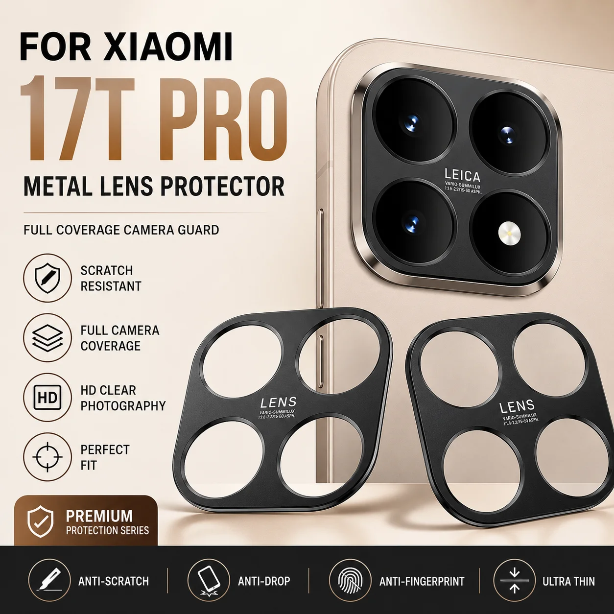 Photography Kit Xiaomi 15T Pro - 2pce Lens Film for Xiaomi 17T