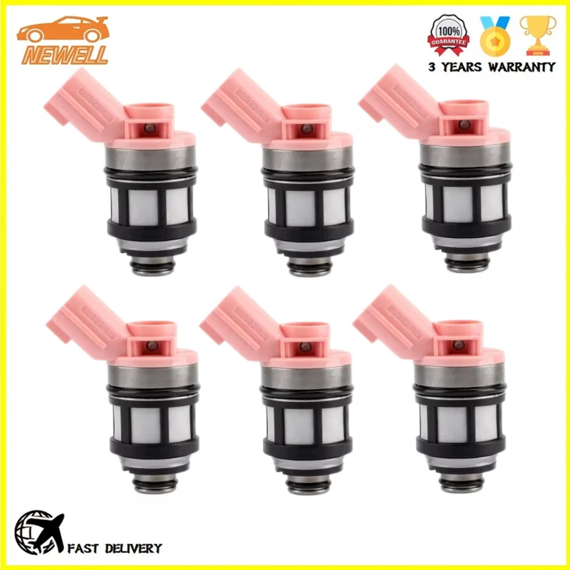 

6pcs 16600-9S200 JS23-4 16600-1800 166001B000 Fuel Injector For Nissan Frontier Pathfinder Quest Xterra 3.0L 3.3L VG33E 96-04