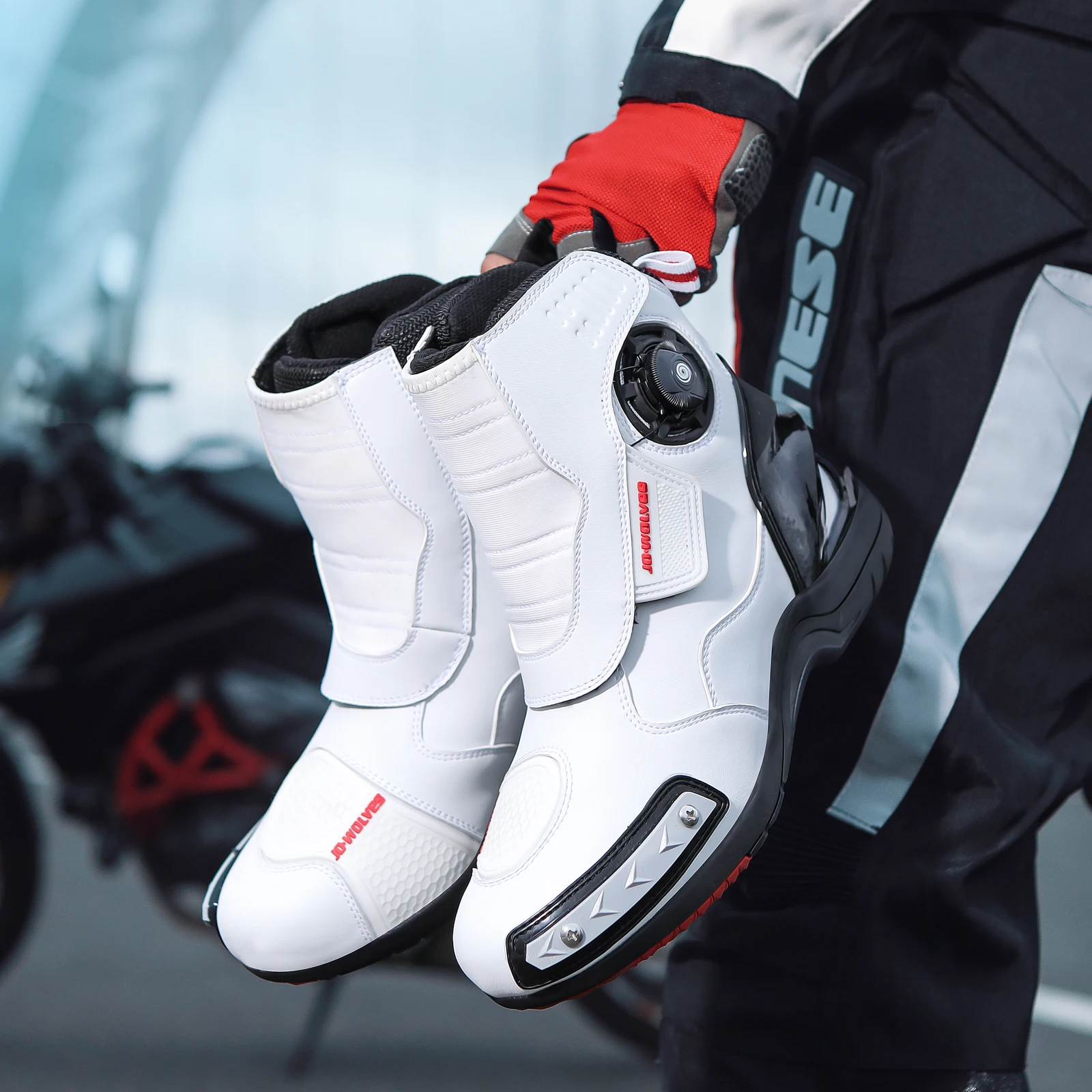 

New Professional Men's Protective Riding Boots Non-slip, Comfortable, Versatile Protection Off-road Motorcycle Riding Boots