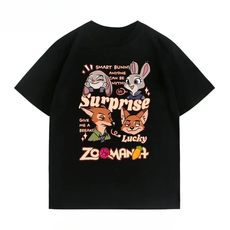 تي شيرت بغطاء للرأس جديد من Zootopia 2 لعام 2025، مصنوع من القطن الناعم بنسبة 100%، تي شيرت كاجوال مريح وعصري، S-5XL #1