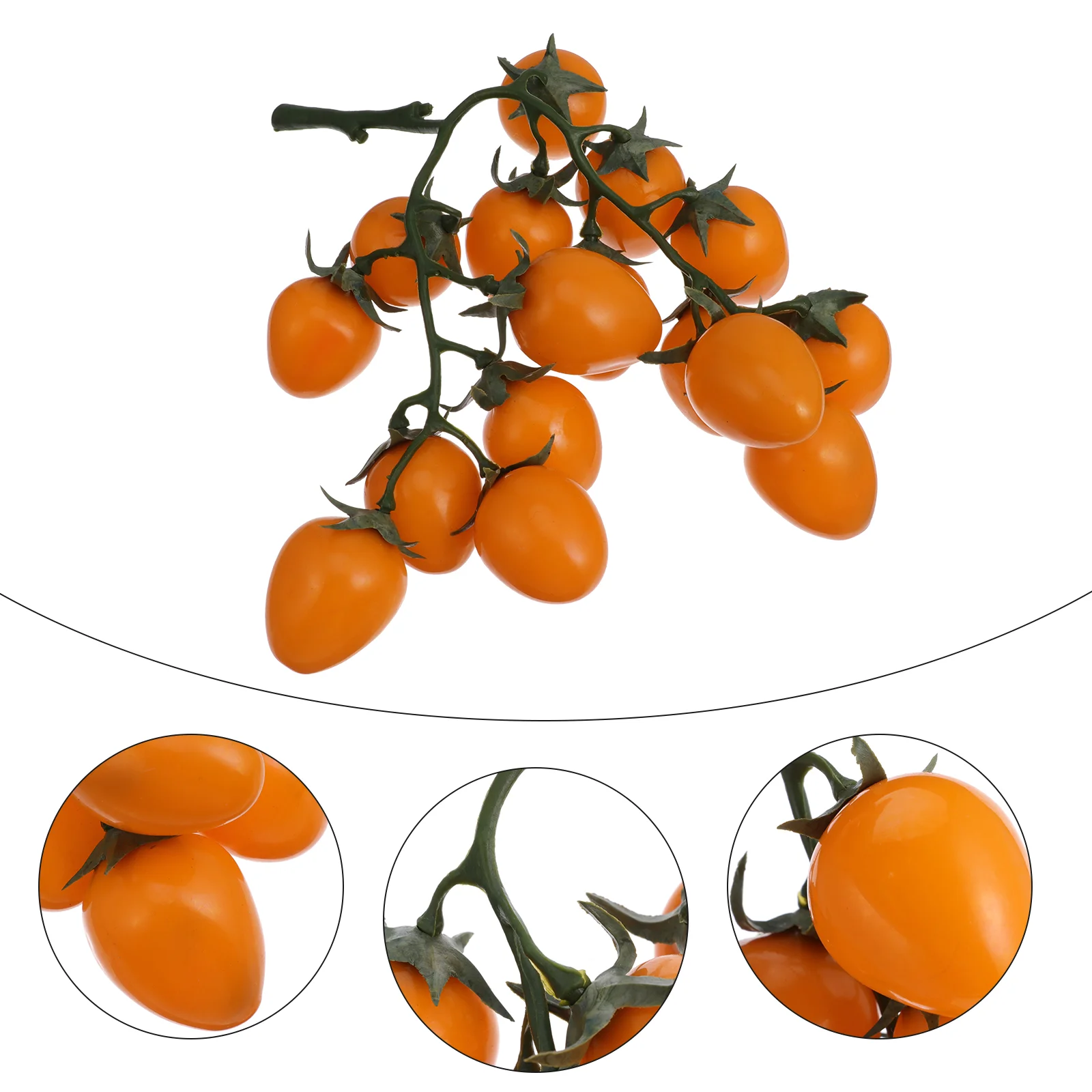 Simulated Fruit Skewers Foam Fake Props Tomato Decor Artificial Fall Model Plastic Faux Cherry Tomatoes Office