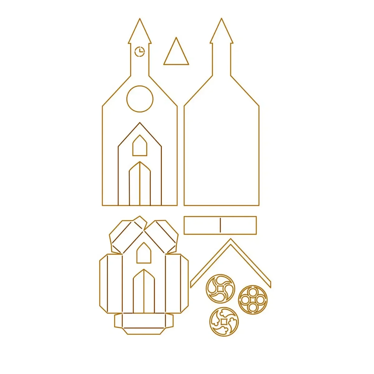 

Металлические вырубные ножи Home World-Add On-church для скрапбукинга, украшения дневников, трафареты для тиснения, шаблоны для открыток ручной работы