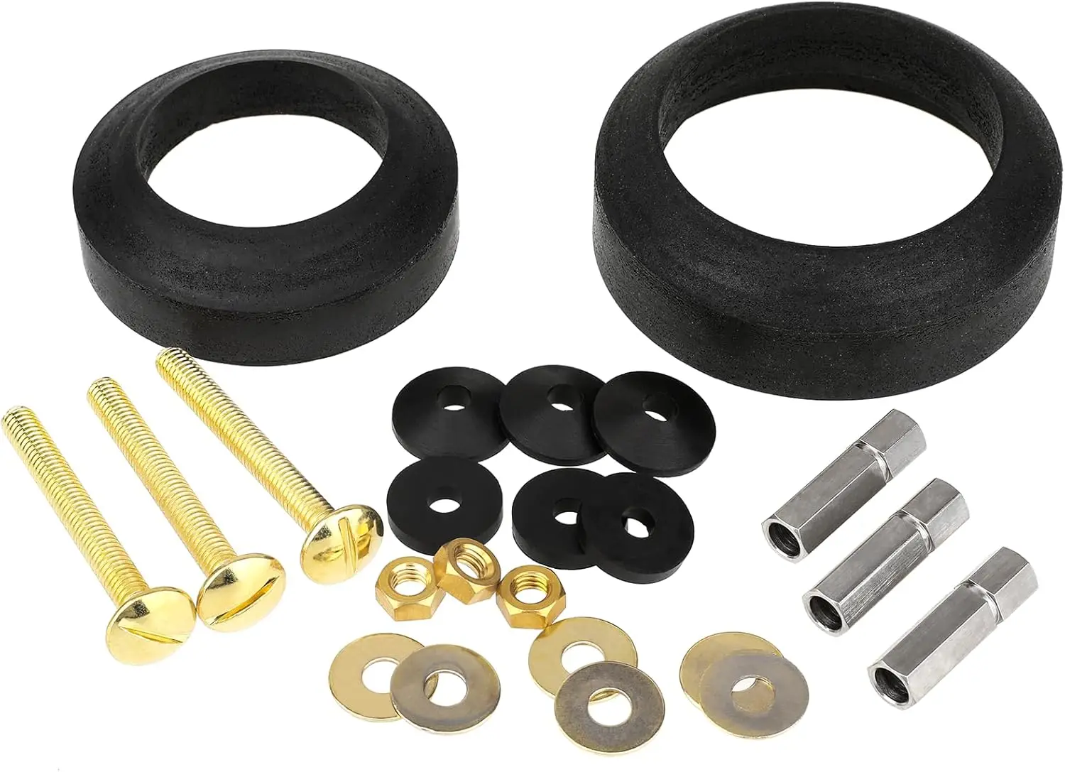 

Аксессуары для унитаза, совместимые с комплектом для ремонта соединения бачка унитаза американского стандарта, комплект для замены болтов и прокладок