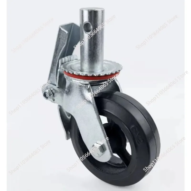 with-black-rubber-wheels-mobile-scaffold-wheel-brake-1pcs